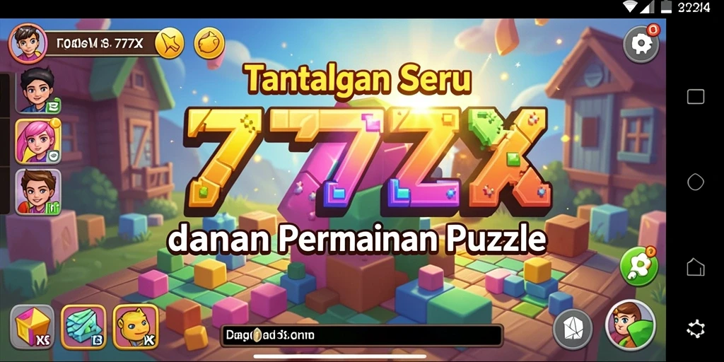 Screenshot gameplay puzzle dari 777ZX yang menarik dan penuh tantangan.