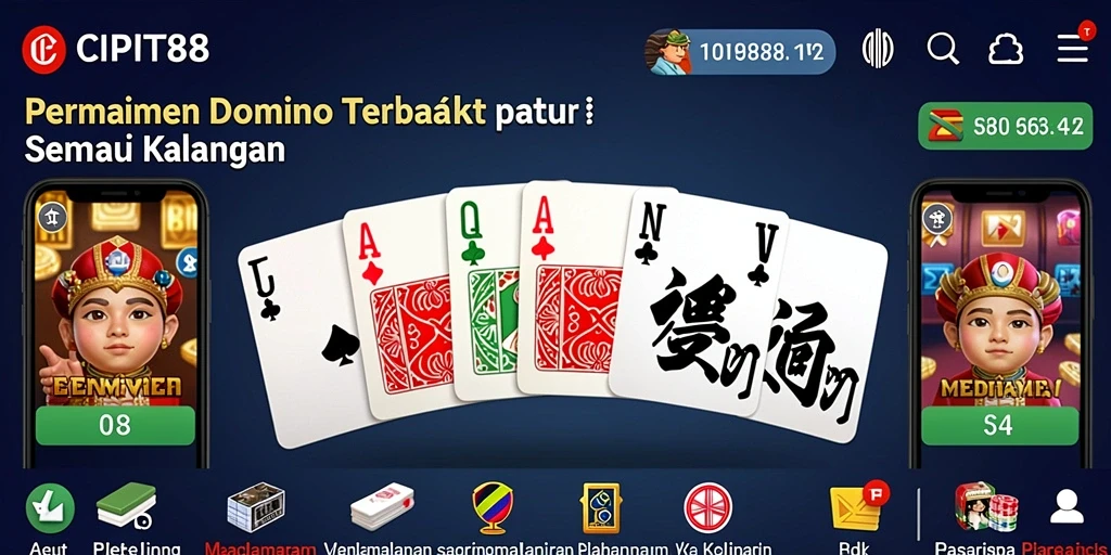 Gameplay seru domino di CIPIT88 dengan grafis menarik.