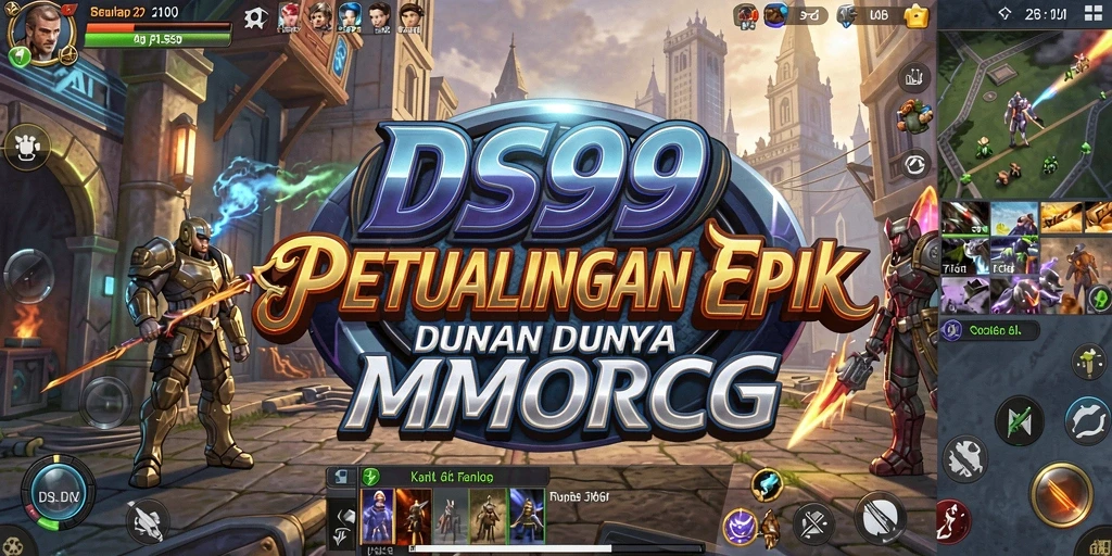 Screenshot gameplay DS99 dengan aksi seru di dunia MMORPG.
