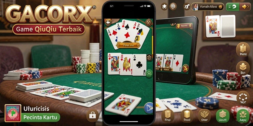 Tampilan gameplay QiuQiu yang seru di GACORX.