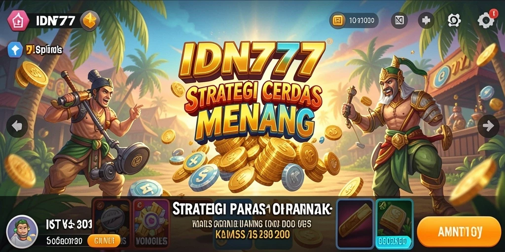 Screenshot utama IDN777 yang menunjukkan gameplay strategi yang seru.