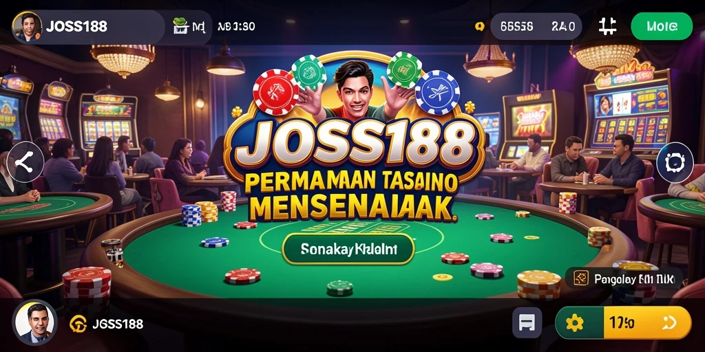 Tampilan gameplay JOSS188 yang seru dan menarik di dunia kasino.