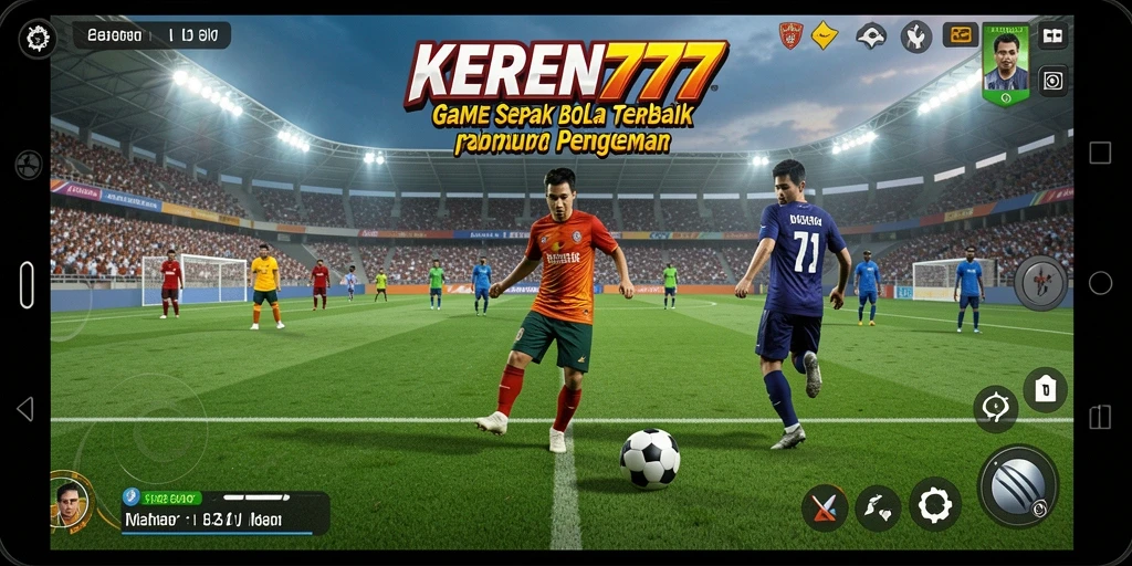 Tampilan aksi seru di lapangan KEREN777.