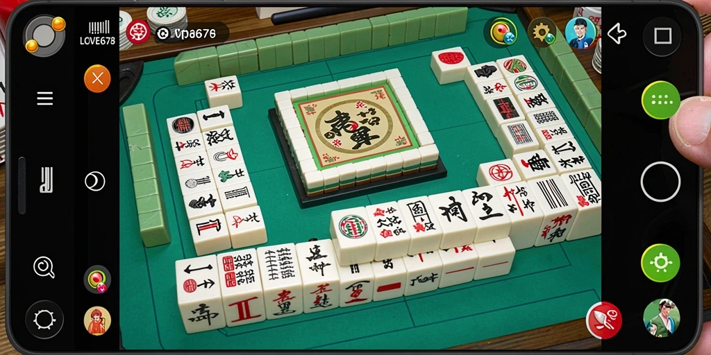 Gameplay seru dari LOVE678 yang menampilkan Mahjong.