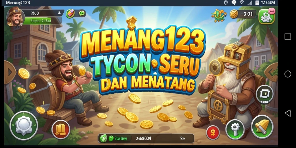 Tampilan menarik dari gameplay Tycoon yang dinamis.