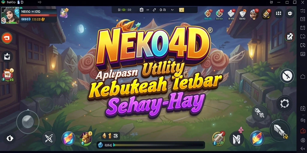 Tampilan antarmuka intuitif aplikasi NEKO4D yang membantu pengguna.