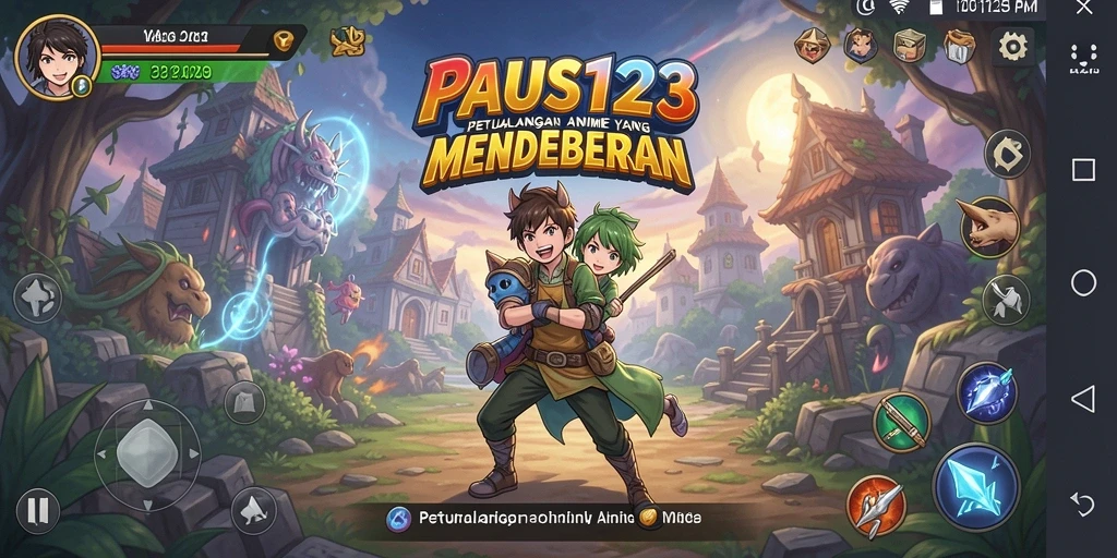 Gameplay seru di dunia Anime yang penuh aksi.