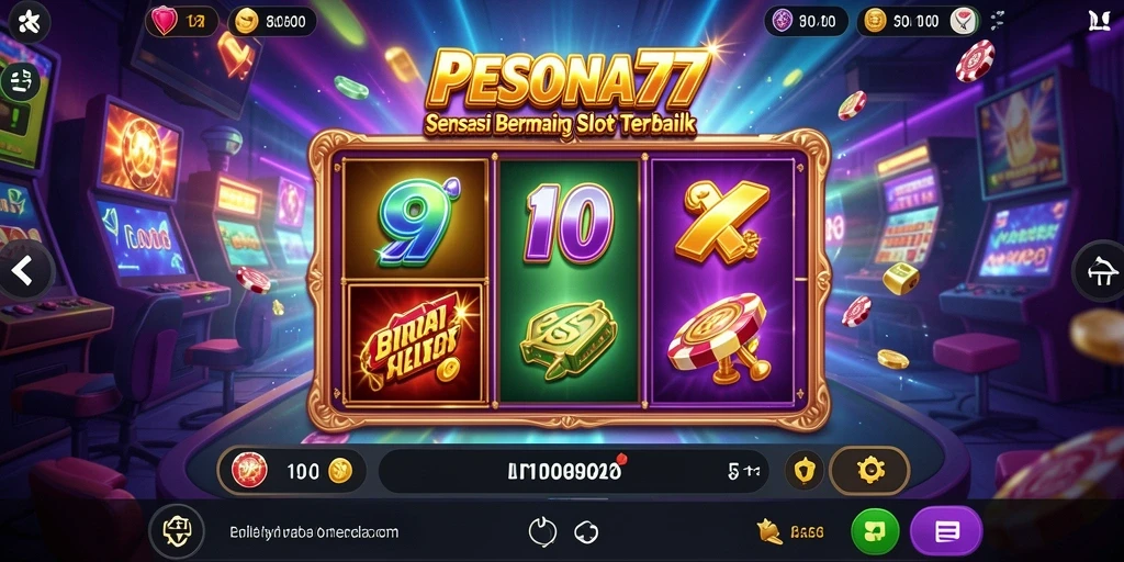 Screenshot PESONA77 menunjukkan aksi gameplay Slot yang mendebarkan.
