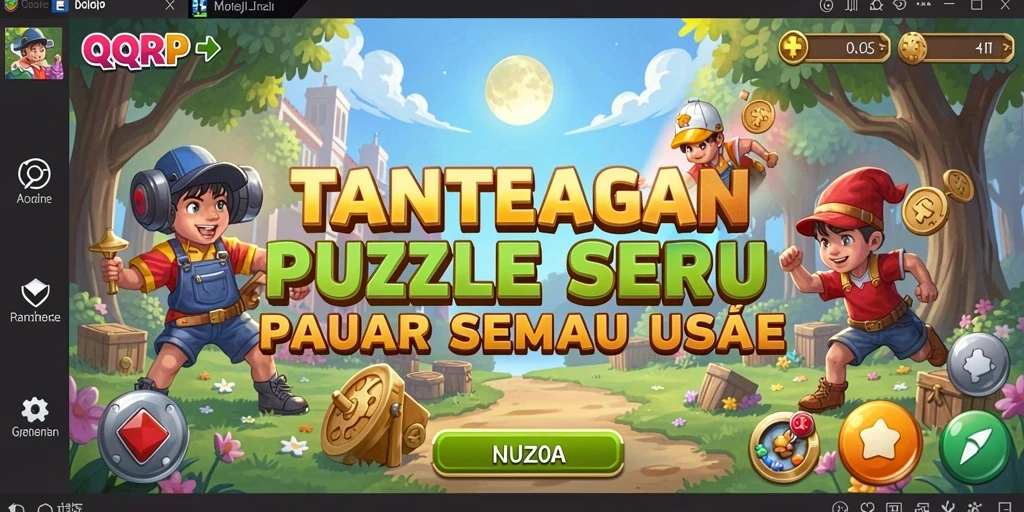 Tampilan utama gameplay QQRP yang menantang dan menarik.