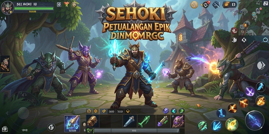 Gameplay menakjubkan di dunia SEHOKI yang penuh petualangan.
