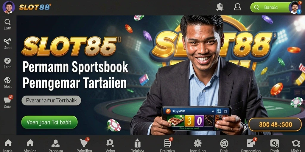 Tampilan gameplay yang seru dari SLOT88, penuh dengan pilihan taruhan olahraga.