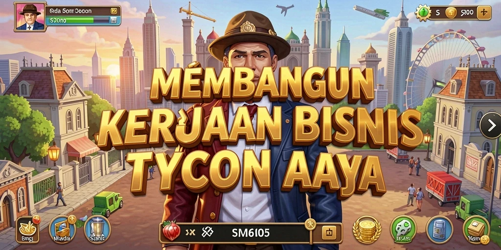 Tampilan gameplay SM605 yang seru dan menantang di dunia Tycoon.