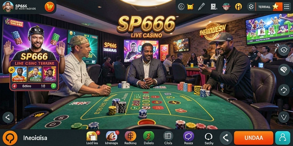 Gameplay menakjubkan di Live Casino SP666 dengan dealer profesional.