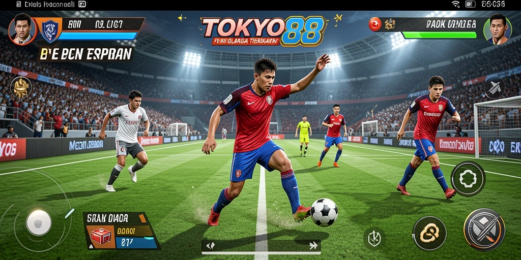 Tampilan gameplay seru dan kompetitif di TOKYO88.